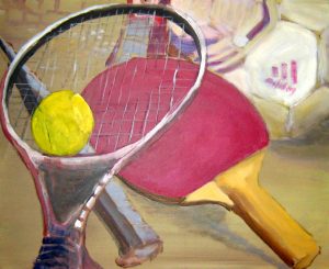 Tennis   40x50cm   Acryl/LW   2016