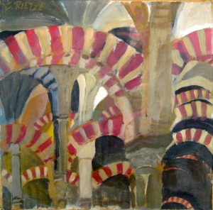 La Mezquita,Cordoba  45x45cm   Acryl/LW  1995